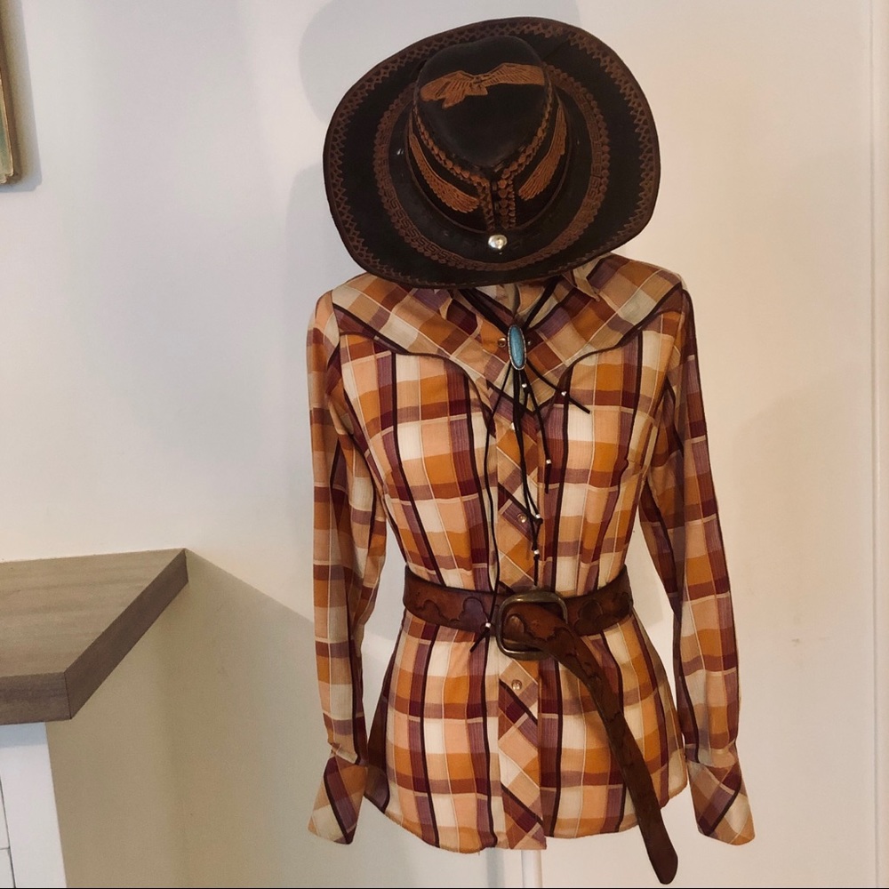 Vintage Cowboy / Cowgirl Miller Button Up